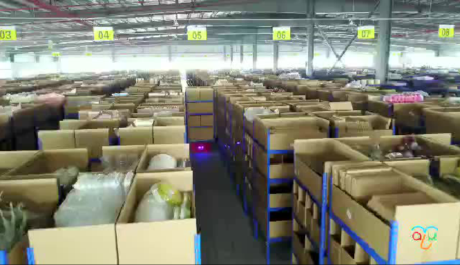 實戰驗證:馬路創新電商倉分揀機器人效率逆天