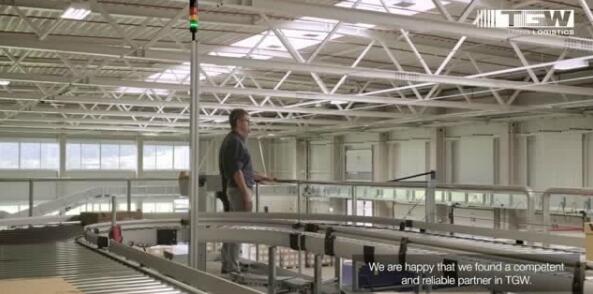 歐洲電商高度自動化物流，存取速度高達3000個料箱/小時