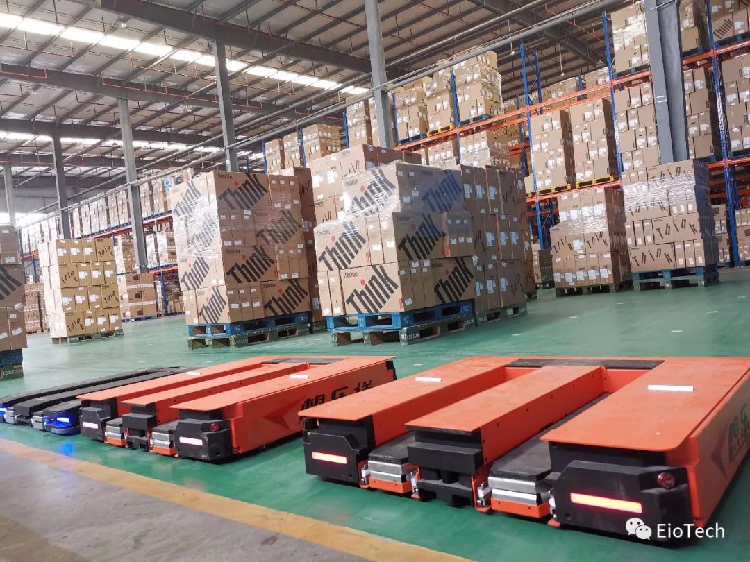出場即出彩，易博特托盤機器人首單落戶聯想電腦